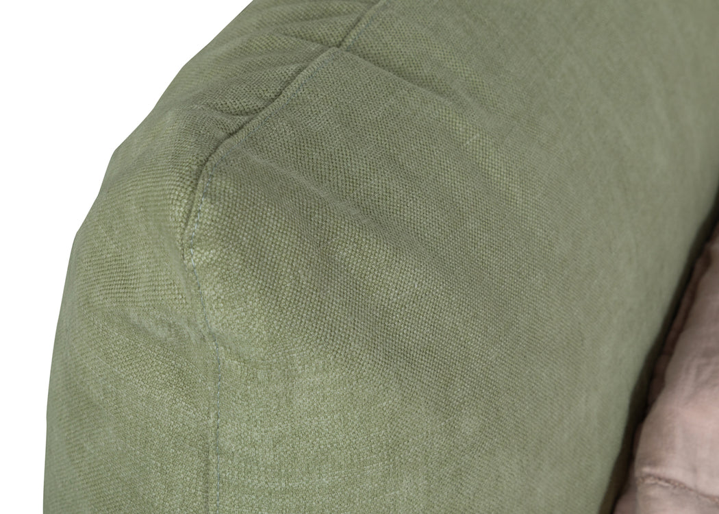 Pillow Storage Bed Double / No Storage / Luxury Leather Anthracite
