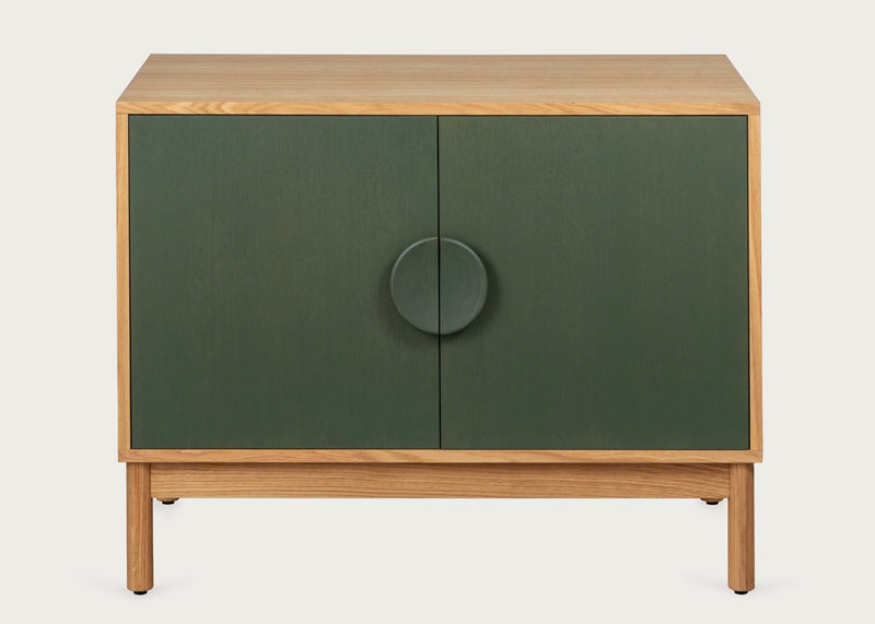 Tinta Small Sideboard Green Stain / Natural Oak