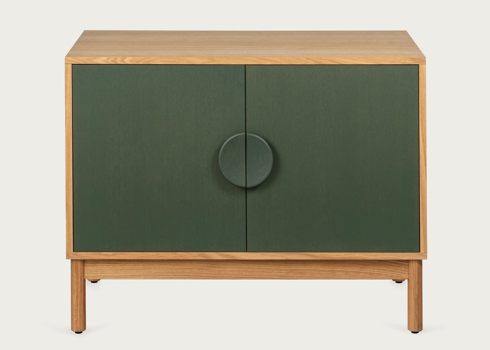 Tinta Small Sideboard Natural Oak / Green Stain