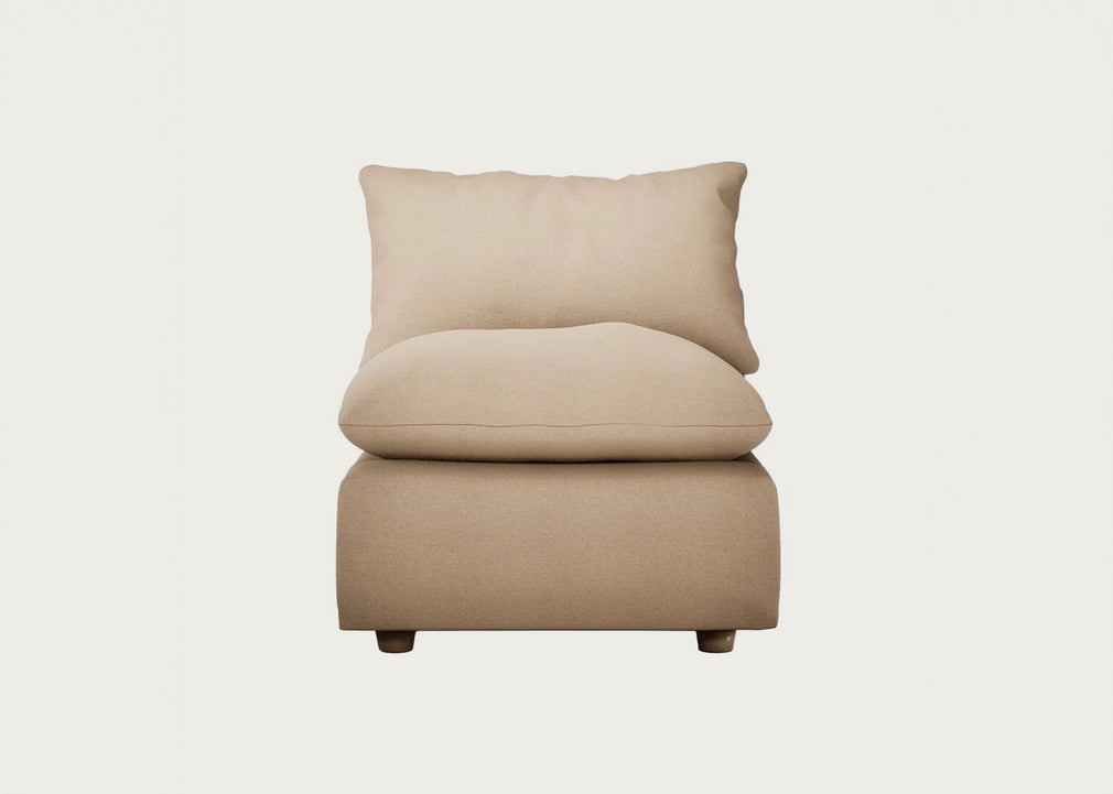 Astrid Single Unit Boucle Tweed Citrine / Natural Beech