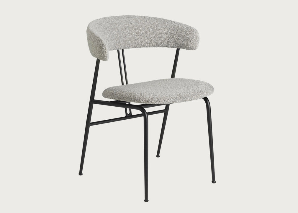 Violin Upholstered Dining Chair Dedar Karakorum 004