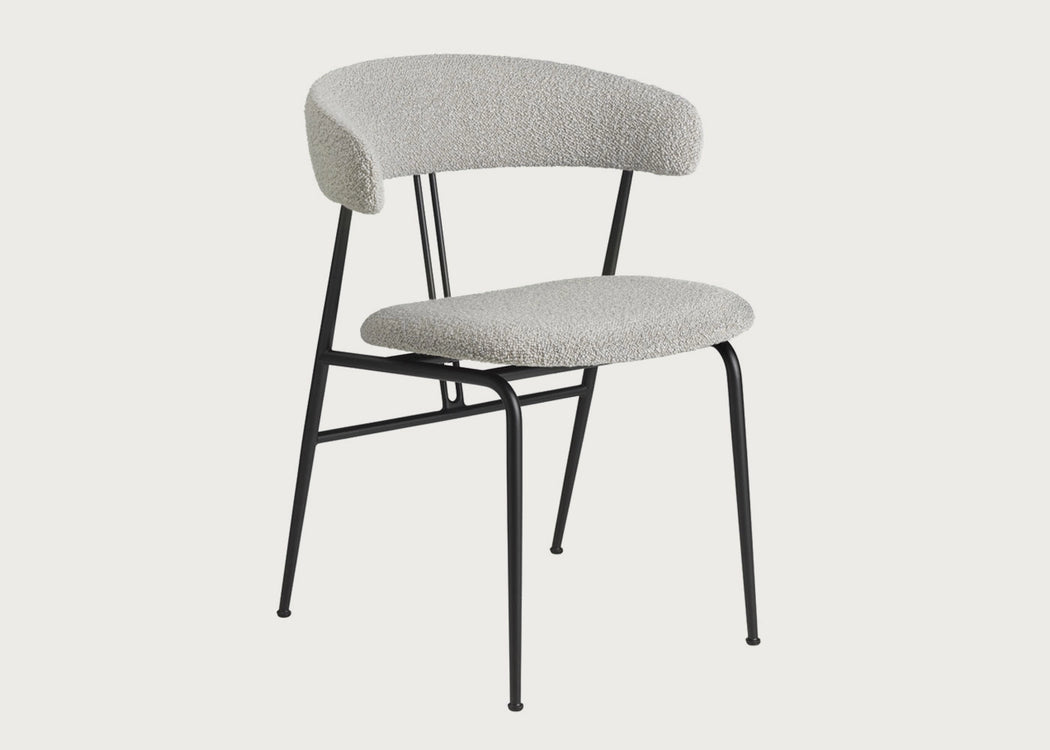 Violin Upholstered Dining Chair Dedar Karakorum 004