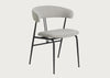 Violin Upholstered Dining Chair Dedar Karakorum 004