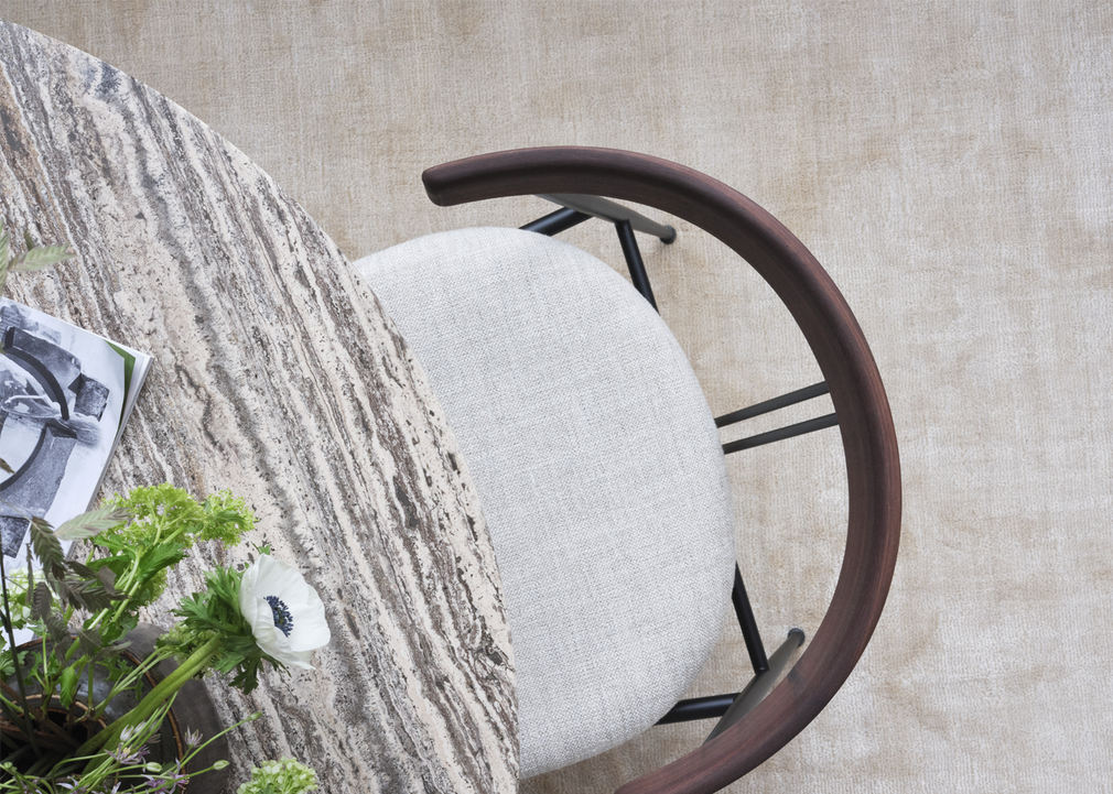 Violin Wooden Backrest Dining Chair Dedar Karakorum 001