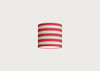 Big Stripe Lampshade Red 20cm x 18cm