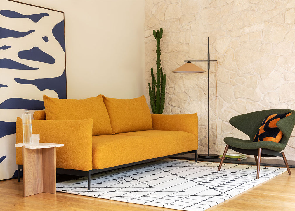 Ella Lounge Chair Boucle Moss