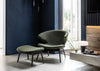 Ella Lounge Chair Boucle Moss