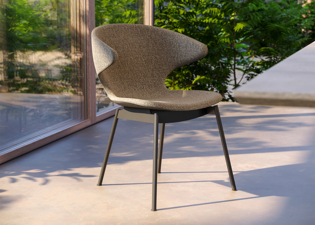 Ella Dining Chair Boucle Pepper