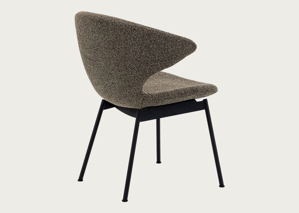 Ella Dining Chair Boucle Pepper