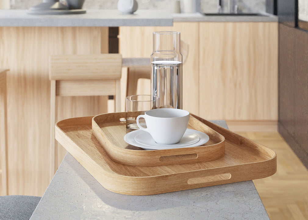 Bellhop Rectangular Tray 402 / Oak