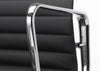 Aluminium Chair EA 117 Premium Leather Nero 66