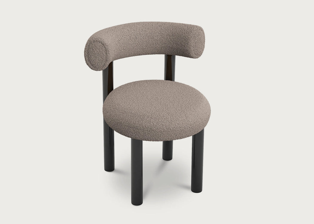 Fat Dining Chair Elle Saco White