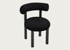 Fat Dining Chair Elle Saco White