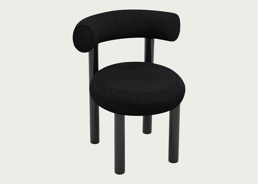 Fat Dining Chair Elle Saco White