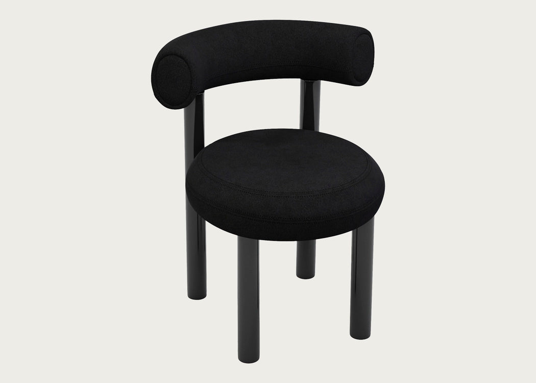Fat Dining Chair Elle Saco White
