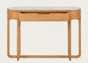Anais Console with Marble Top Walnut