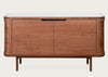Anais Sideboard with Marble Top Walnut