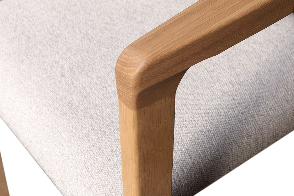 Anais Dining Chair Walnut & Grey