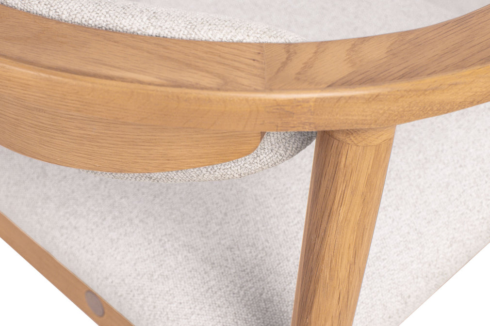 Anais Dining Chair Walnut & Grey