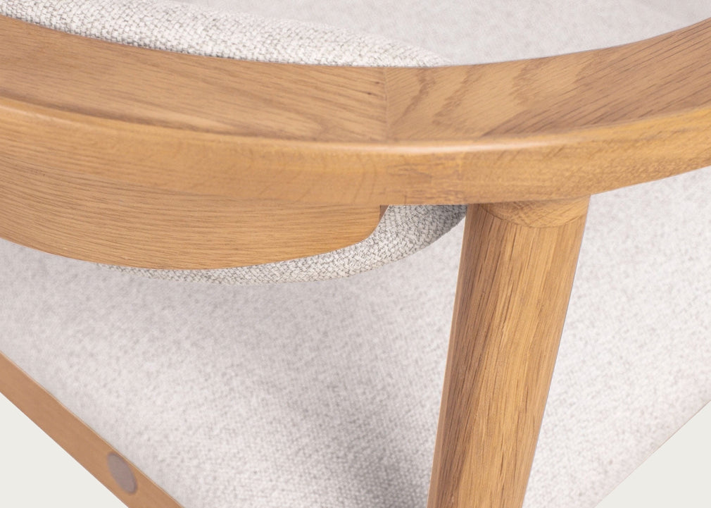 Anais Dining Chair Walnut & Grey