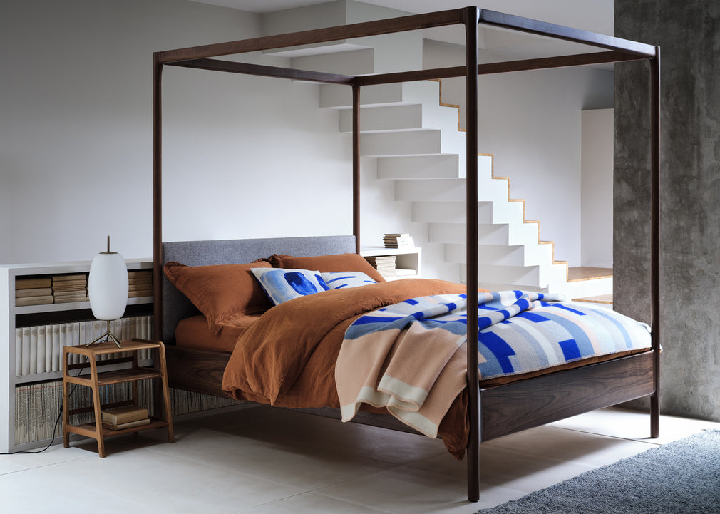 Marlow 4-Poster King Sized Bed Walnut
