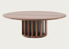 Grid Coffee Table European Walnut