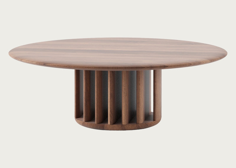 Grid Coffee Table European Walnut