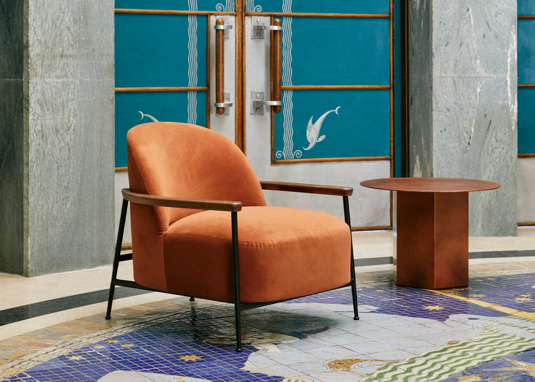 Sejour Lounge Chair Dedar Karakorum 001