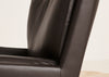 V11 Lounge Chair Smooth Leather Coffee