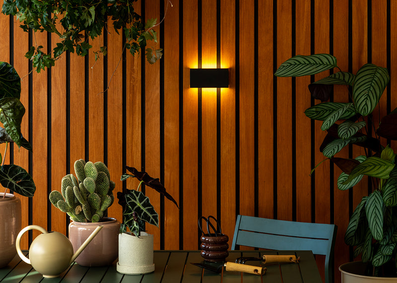 Outdoor/Bathroom LED Wall Light Rectangular White