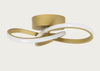 Ribbon LED Flush Surface Light Gold