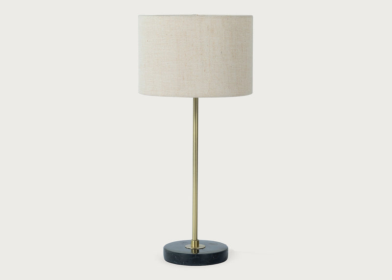 Simple Table Lamp White Marble