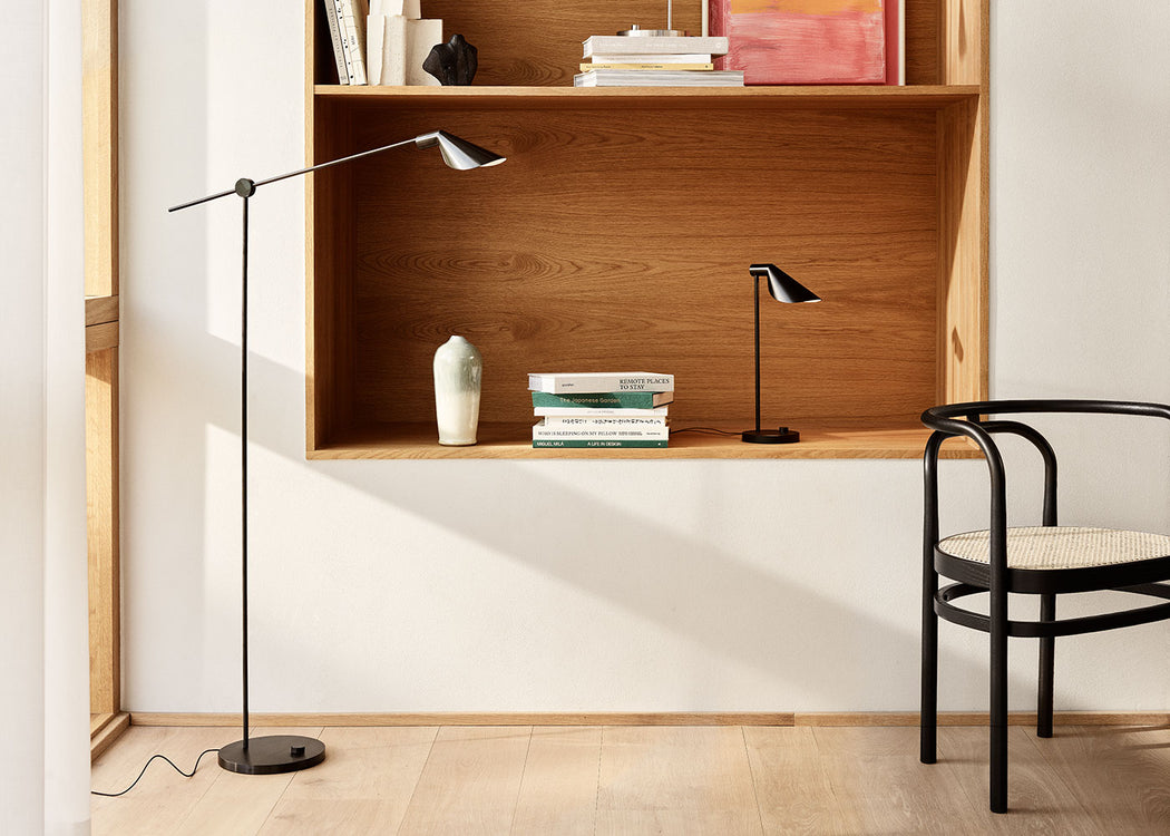 MS011 LED Floor Lamp PVD Black Pvd Black