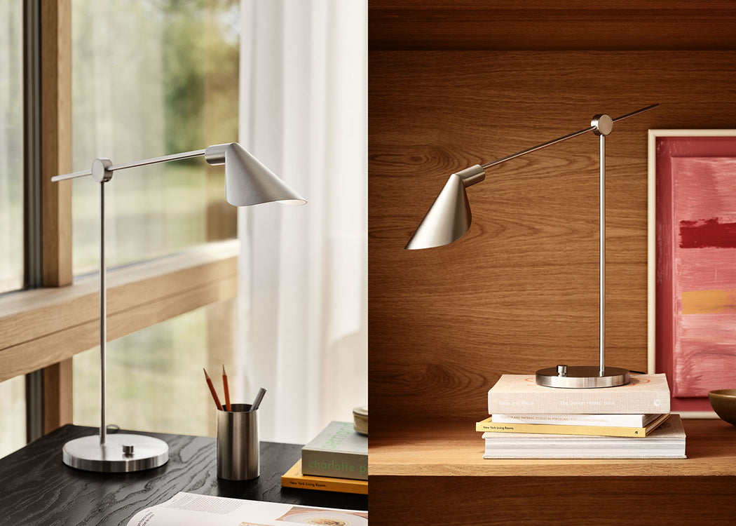 MS021 LED Table Lamp Steel Steel