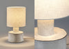 Catherine Table Lamp Unglazed White