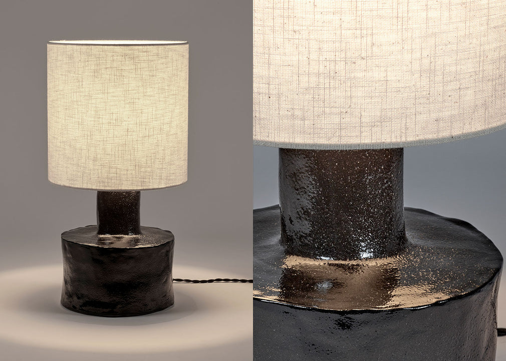Catherine Table Lamp Unglazed White