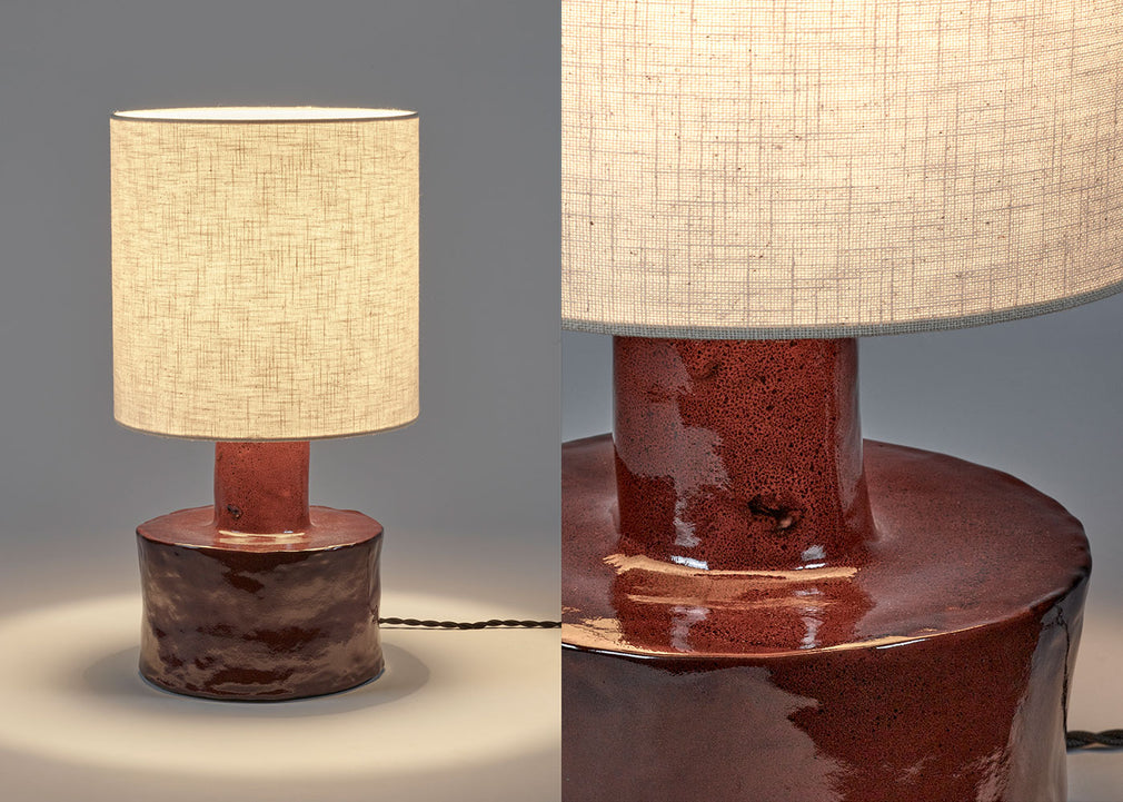 Catherine Table Lamp Unglazed White