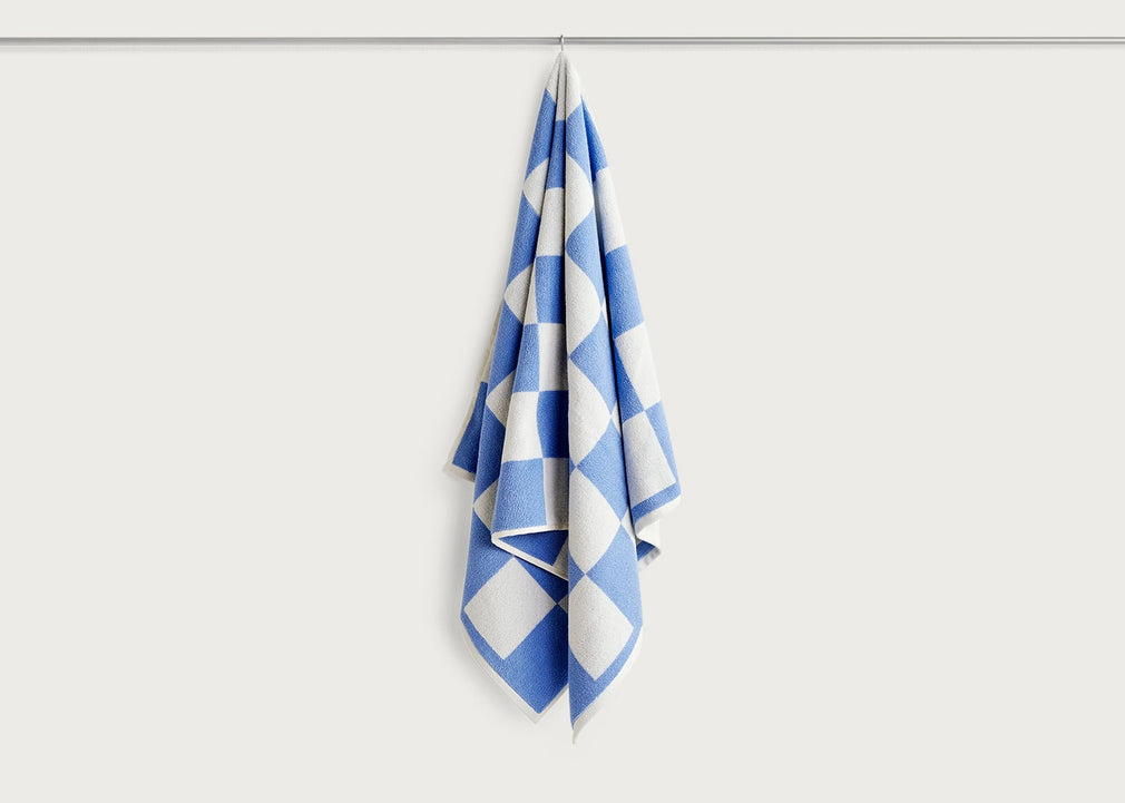 Check Bath Towel Matcha