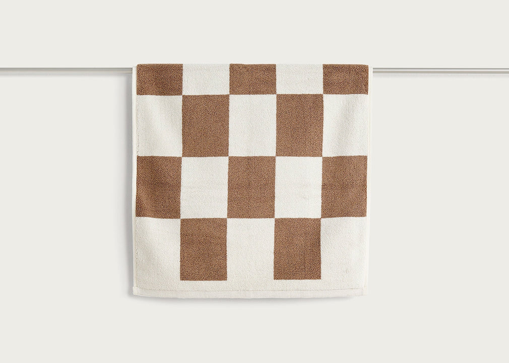 Check Bath Mat Matcha