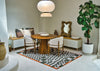 Chess Rug Deep Green 170cm x 240cm