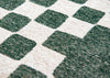 Chess Rug Deep Green 170cm x 240cm