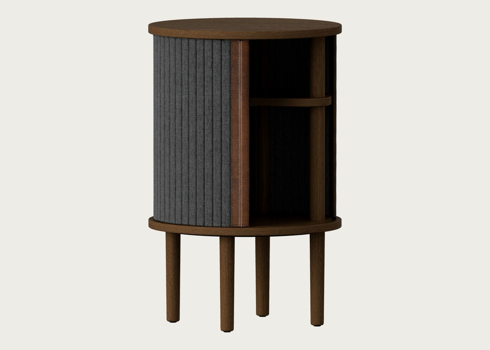 Audacious Side Table Black / Horizons Hazelnut