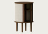 Audacious Side Table Black / Horizons Hazelnut