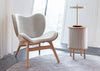 Audacious Side Table Black / Horizons Hazelnut