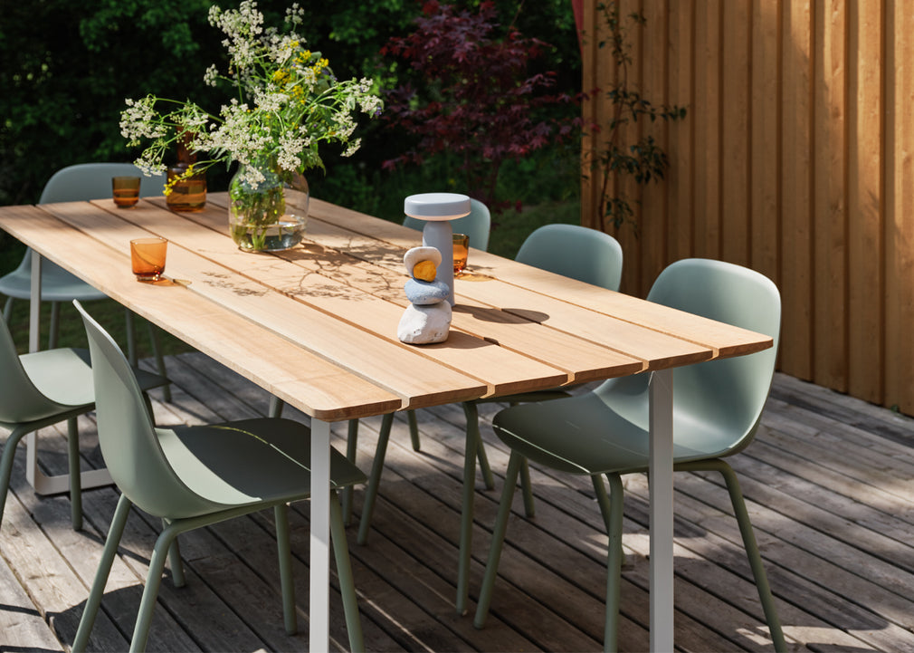 Fiber Outdoor Side Chair Dusty Green