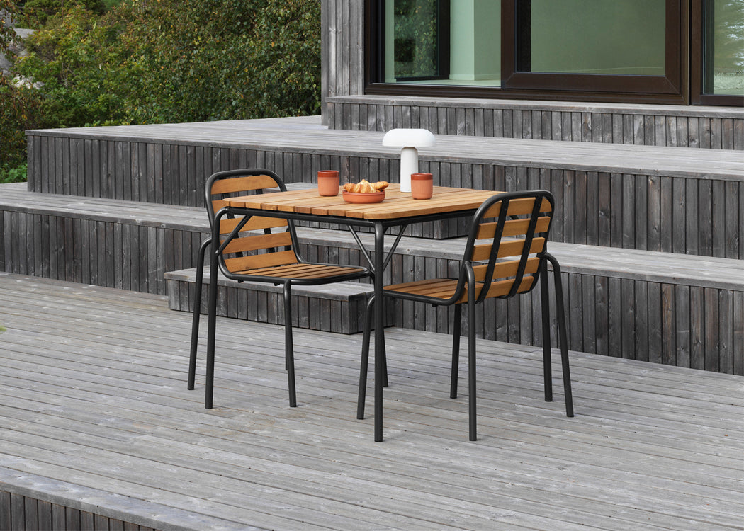 Vig Outdoor Dining Chair Black