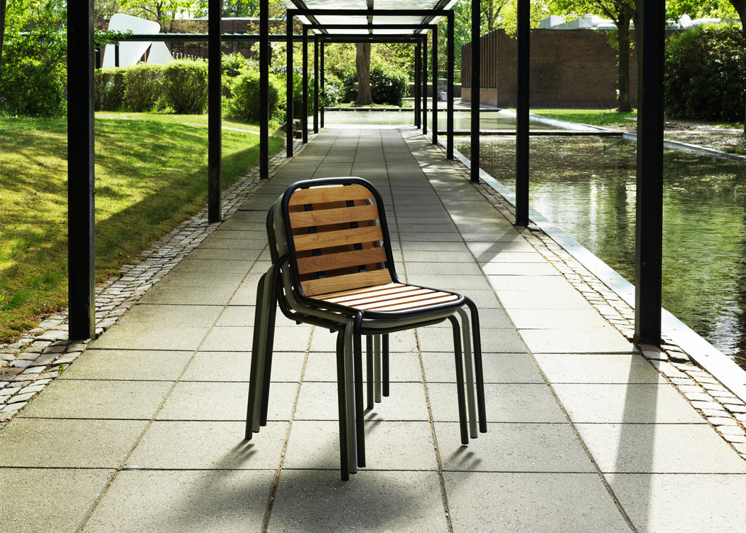 Vig Outdoor Dining Chair Black