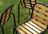 Vig Outdoor Dining Chair Black