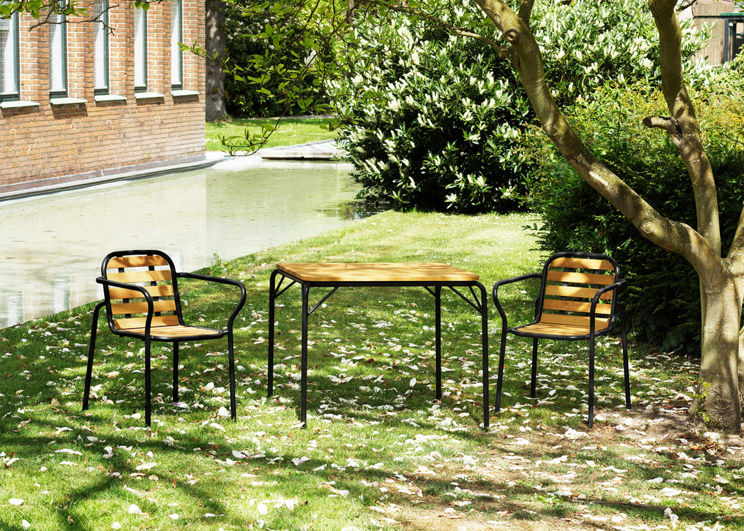 Vig Outdoor Dining Armchair Black