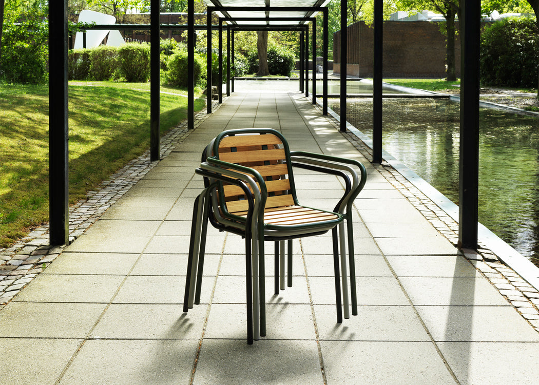 Vig Outdoor Dining Armchair Black